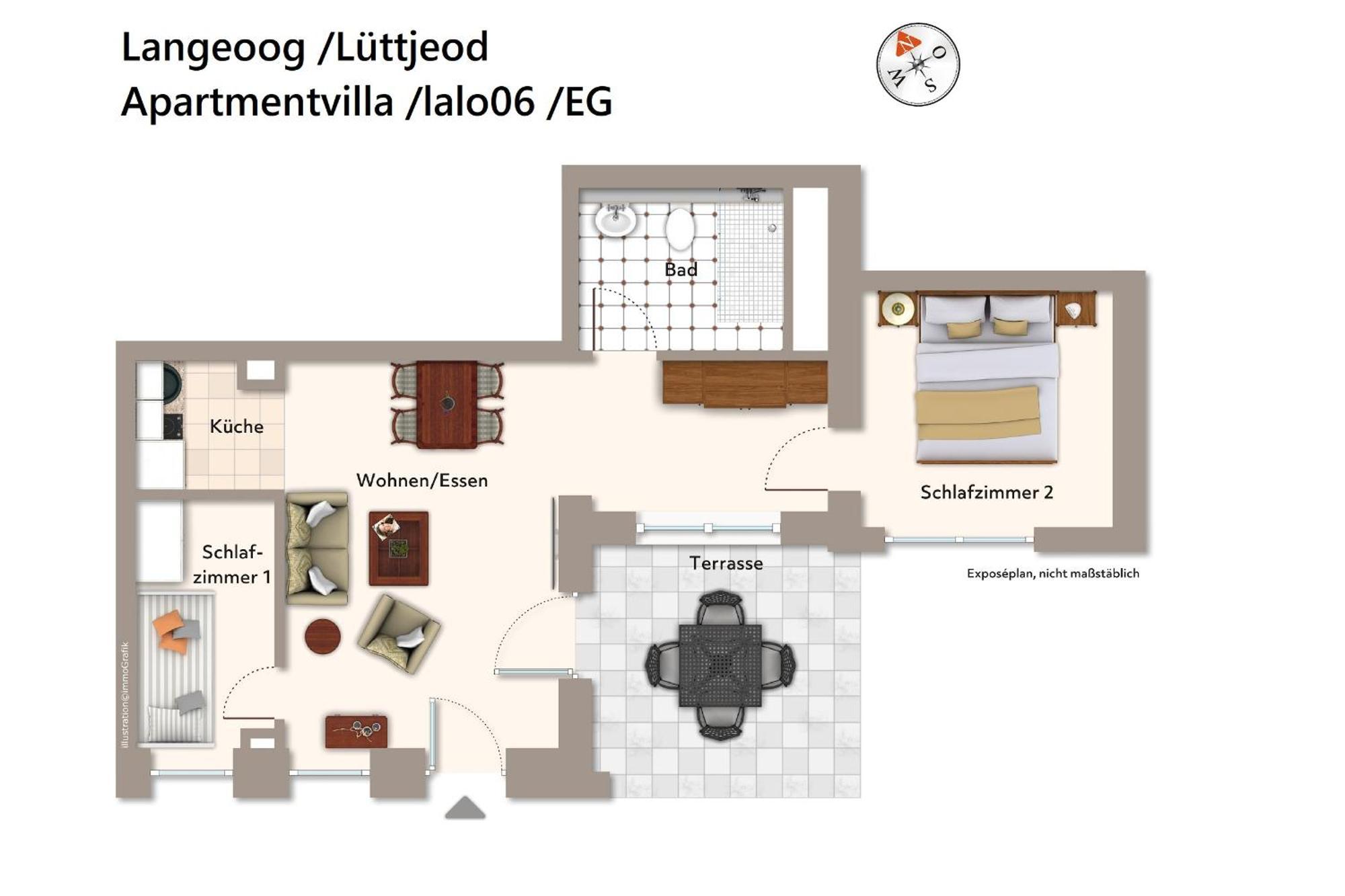 Luettjeod Apartmentvilla Luettjeod Apartmentvilla 06 ランゲオーク エクステリア 写真